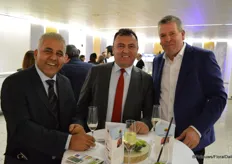 Turkse growers Ismail Yilmaz and Abdulhamit Baskurt, and Louis Kester of Florpartners