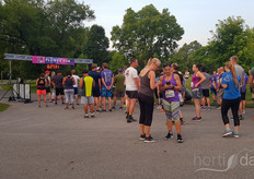 The show traditionally kicked of with the Flower Run on Sunday Morning.
