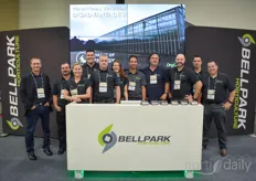 The team with Bellpark & various of their suppliers, offering horticultural automation solutions to all kind of growers.