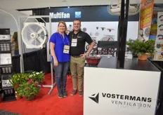 Georgia Tawson & Drew Sheehan with Vostermans Ventilation.