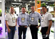 Stephan Alsemgeest, Tyler Rodrigues, Sjors Kuijpers & Nico Niepce. Alweco & Westland Greenhouse Solutions have been partners for many years and offer their knowledge and products in screening technology to the North-American market. 