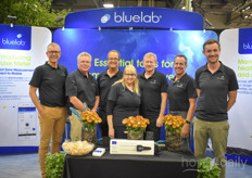 The team with Bluelab showing their Pulse Meter, making it possible to measure the root zone.