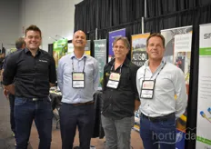 United in Dutch Suppliers Group are Tom van Reeven (TK Topboiler), Arwin van Wees (SPX Flow), Herman Verboom (Verboom Logistics) & Gert-Jan Zantingh (Zantingh). Not in this photo but also part of the Cultivate team are Altisol & Steetec.