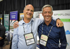 Arwin van Wees (SPX Flow) & Bram van Steekelenburg (Steetec)