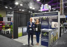 In the mystic mist are Vincenzo Russo & Antonella Migliozzi with Vifra. In addition to their high pressure fog system their dryers are of high popularity in US & Canada.