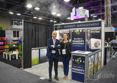 In the mystic mist are Vincenzo Russo & Antonella Migliozzi with Vifra. In addition to their high pressure fog system their dryers are of high popularity in US & Canada.