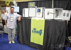 Jeff Gibson with Link4. The company manufactures software and environmental controls for growers.