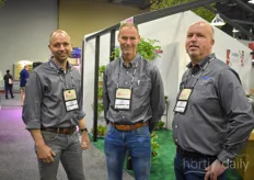 With many of their products being shown on the Agrinomix booth, Ad Kranendonk, Ard Flier (both Flier Systems) and Wim Blijleven (Indigo Logistics) couldn't miss out on the Cultivate either.