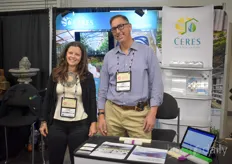 Paige Schavey & Jim Sabey with Ceres. The company specializes in passive-solar, custom commercial greenhouse design