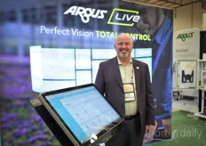 That's one proud Michael Heaven and he sure had reason to. Many growers decided to subscribe to the trial of Argus Live during the show. Their system was updated and they get a two month free trial. 