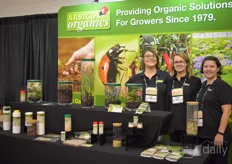 Arianne Taylor, Heather Nenadovich & Jess Schula with Arbico Organics.