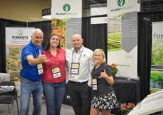 Huub Kenmere, Alyssa Moreno, Andrew Eye & Carly Kelly Scholtz with PlantProducts.The Plant Products booth had a lot of activity and “bounce” as they launched PurKote CRF. PurKote is manufactured by Pursell Agri-Tech, located in Sylacauga, Alabama. Pursell has a long history in the fertilizer business. "The addition of PurKote fills a void in the Plant Products portfolio in the US and allows them to bring more solutions to ornamental growers", the team explains. 