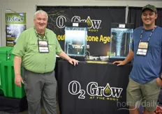 Dennis Clark with O2 Grow & Dion Graber with Micro Farms.