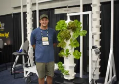 Dion Graber with Micro Farms.