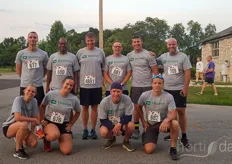 The Flower Run was won by Josh Zielinski, who completed the 5K in 18:29. He's not in the photo though - but the team with Ellepot & Fibredust is. They've been participating in the event for many years now and your editors were happy to join them.