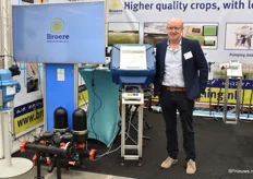 Arie-Jan Broere from Broere Hortitech showed the solution for al the problems growers had last summers. This is the Net Beat. The first irrigation system with a brain, so they say.