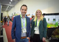 Thorben Looije & Jessica Zuidgeest, Valto BV. They were happy to announce the allowance of their vaccination program into more countries this week, including UK & France. Read all about it here: https://www.hortidaily.com/article/9152159/protecting-tomato-plants-against-pepino-mosaic-virus/ 