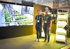 In the booth with Bellpark Horticulture are Robbert Jan in 't Veld & Justin van der Putten with Viscon Aimfresh. They cannot share too many details yet, but already have something nice planned for IPM next year.