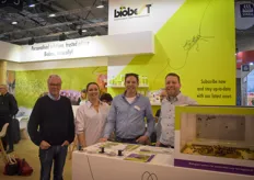 The team with Biobest: Sven Goransson, Michelle Kristoffersen, Arno Hellemons & Marcus Hofman 