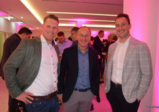 Roel van Schie (Sjaak van Schie), Pieter Bootsma (RFH) en Evert van Helvoort (RFH)