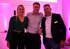 Simone van Oene (Joost Kalanchoe), Matthew van Staalduinen (Bayview Flowers) and Marco Wilschut (Van Krimpen)