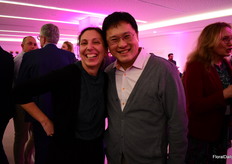 Renee Schnijders (Jungle Talks) and Henry Hsieh (Dummen Orange)
