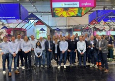 The large team of Syngenta Flowers. This year, they presented their complete collection of Delta Pro. 
