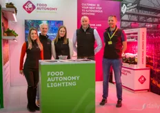 Team Food Autonomy  showing their dynamic lighting solutions. Dora Mate, Bram Meulblok, Keith Thomas, and Vaclav Kubes
