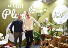 Paul Zwinkels and Wilfried van de Hoeven of Just-Plants, an exporter of flowers and plants, they mainly export to Italy.