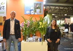 Marcel and Jolanda Scholte of Scholtje Orchideeën, a Cymbidium grower with Italy as its main market. According to Marcel, the demand is still good for his product.