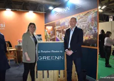 Maaike Koop and Marco van Veen. The GREENN collective almost doubled in m2 compared to last year, and 22 Dutch companies were presenting their products this year.