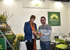 Sigrid of Fertil and Nicola of Little plant. They produce 1,5 million young plants in Fertil pots, the whole culture is organic. They grow around 300 varieties and are based in the south of Rome.