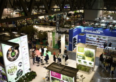 Bird view exhibition floor.