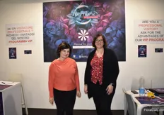 Mar Gomer and Begiña Reyes of Iberflora, an exhibition that will take place from 1-3 October, 2024 in Valencia.