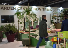 In this area new garden center trends were on display.