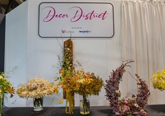 Decor Destrict, where most of the flowers and arrangements were on display.