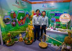 Le Van Loc and Luu Khanh Tri with Southern Seed Corporation. They have been active in seed production, research and import for 48 years.