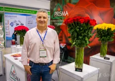 Eduardo Guillio with Prisma Flores is exploring the possibilities in the market, seeing there is a demand for big headed roses
