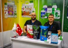 Mehmet Can Omer with Avagro Tarim and Osman Sahim are looking for a distributor, but can supply containers direct to customers as well