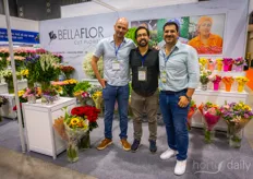 Bellaflor is researching the market and looking to export flowers to Vietnam. In the photo Sean Hug, Andres Bassante, and Gil Rodriguez