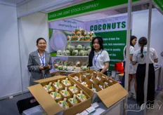Goods Link offered fresh coconuts, also grown in the Ben Tre region.