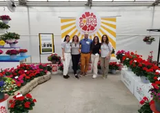 Product managers for Ball FloraPlant and Selecta. From left to right: Claire Melvin (BFP), Becky Lacy (Selecta), Henry Roberts (BFP), Jaden Gimondo (BFP), and Sarah Hernandez-Swofford (BFP).