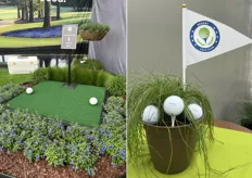 Golf and plants!