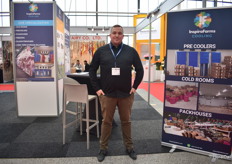 Dave Zoetemelk of InspiraFarms Cooling, specialised in flower cold rooms in Africa.