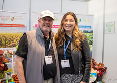 Joost Bongaerts with Florabundance and Nicole Palazzo from City Line Florist, both form the USA.