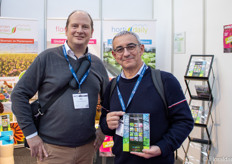 Örjan Hulshof and Patrick Favand with SOLMAX, vistiting the show to meet new clients and share about their GEO textile.