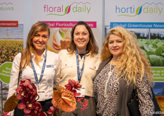 Paulina Komorowska form Priva, Valentyna Domkina with Svensson and Kateryna Volianska with KG Greenhouses