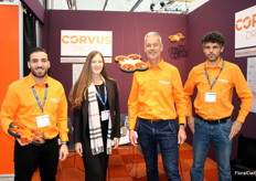 Furat Sharabati, Tatiana Nesterenko, Frans-Peter Dechering and Gerhold ten Voorde from Corvus Drones. Floriculture is an important market for the company, especially roses. They’re noticing an increasing acceptance for drones among growers as they are becoming more used globally.
