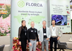 Lisa, Sander, Alex and Carlo from flower export company Florca