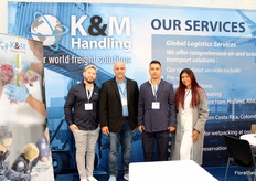 Keven, Karel, Christian and Nina from K&M Handling